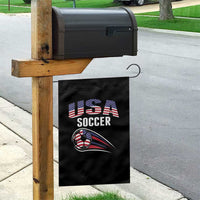 Patriotic USA Soccer Stars and Stripes Graphic Garden Flag American Football Fan Game Day Spirit