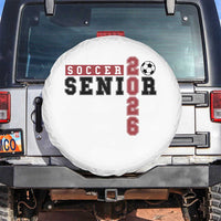 Soccer Senior Class of 2026 Typography Graphic Spare Tire Cover High School Varsity Athlete Graduation Gift