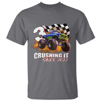 Monster Truck Birthday T Shirt Happy 3rd Bday Party 3 Years Old Boy