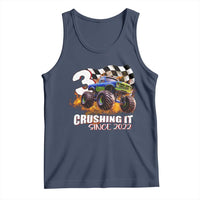Monster Truck Birthday Tank Top Happy 3rd Bday Party 3 Years Old Boy