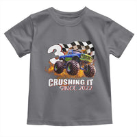 Monster Truck Birthday Toddler T Shirt Happy 3rd Bday Party 3 Years Old Boy
