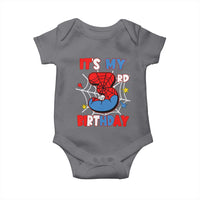 Spider Birthday Baby Onesie It's My 3rd Bday Party 3 Years Old Boy