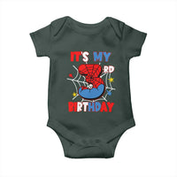 Spider Birthday Baby Onesie It's My 3rd Bday Party 3 Years Old Boy