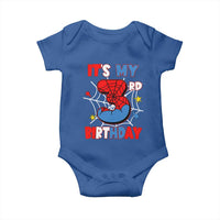 Spider Birthday Baby Onesie It's My 3rd Bday Party 3 Years Old Boy