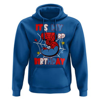 Spider Birthday Hoodie It's My 3rd Bday Party 3 Years Old Boy