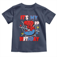 Spider Birthday Toddler T Shirt It's My 3rd Bday Party 3 Years Old Boy