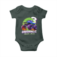 Monster Truck Birthday Baby Onesie 3 Years Old Boys Happy 3rd Bday Party