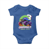 Monster Truck Birthday Baby Onesie 3 Years Old Boys Happy 3rd Bday Party
