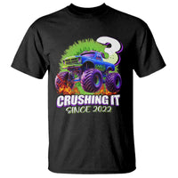 Monster Truck Birthday T Shirt 3 Years Old Boys Happy 3rd Bday Party