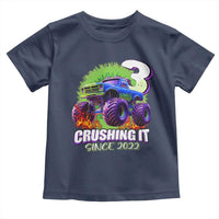 Monster Truck Birthday Toddler T Shirt 3 Years Old Boys Happy 3rd Bday Party