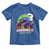 Monster Truck Birthday Toddler T Shirt 3 Years Old Boys Happy 3rd Bday Party