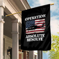 Operation Absolute Resolve Garden Flag US Military Extraction Mission American Flag - Wonder Print Shop