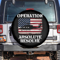 Operation Absolute Resolve Spare Tire Cover US Military Extraction Mission American Flag - Wonder Print Shop