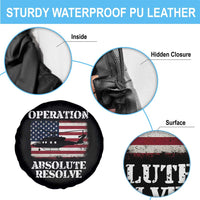 Operation Absolute Resolve Spare Tire Cover US Military Extraction Mission American Flag - Wonder Print Shop