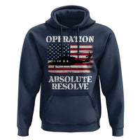Operation Absolute Resolve Hoodie US Military Extraction Mission American Flag - Wonder Print Shop