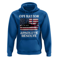 Operation Absolute Resolve Hoodie US Military Extraction Mission American Flag - Wonder Print Shop