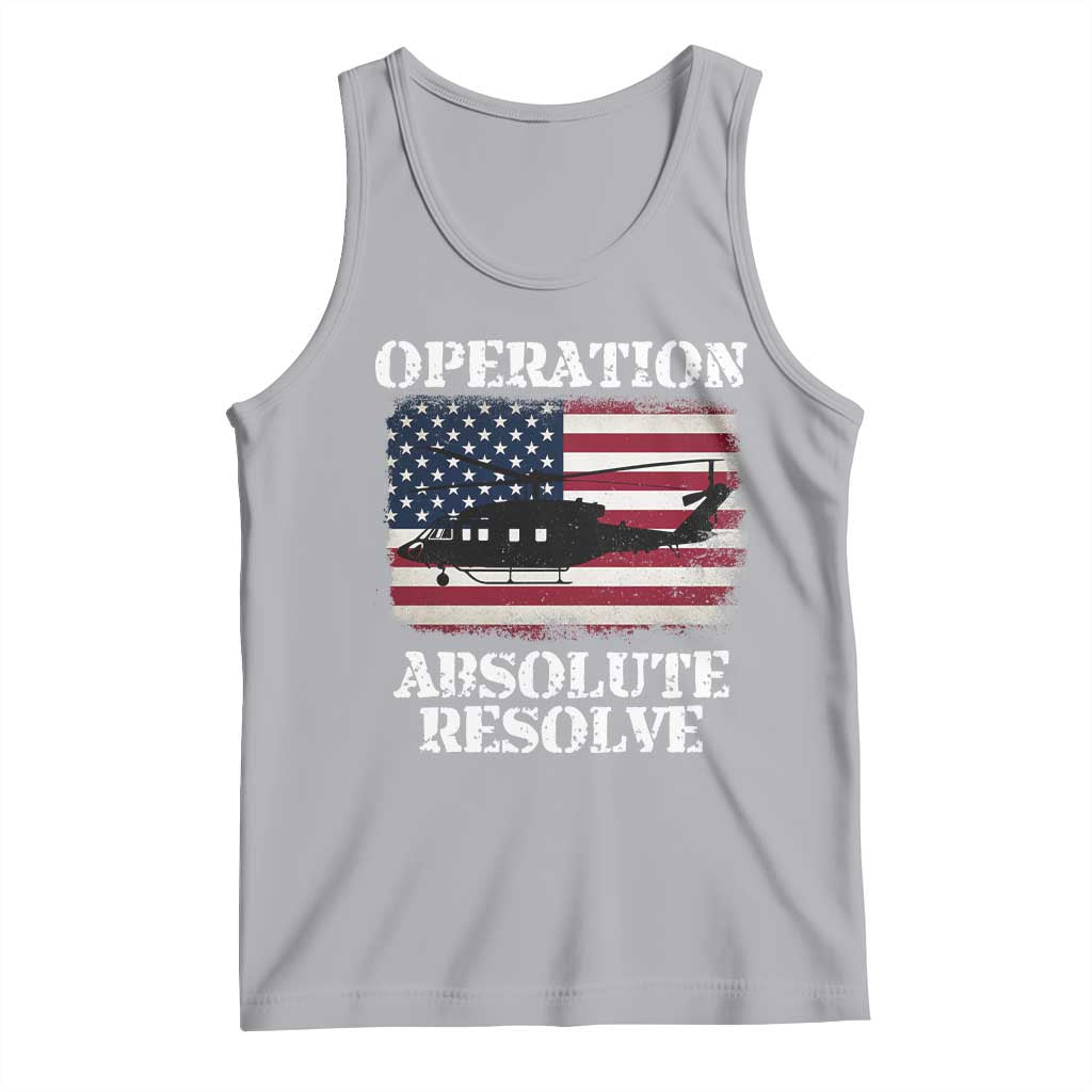 Operation Absolute Resolve Tank Top US Military Extraction Mission American Flag - Wonder Print Shop