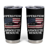 Operation Absolute Resolve Tumbler Cup US Military Extraction Mission American Flag - Wonder Print Shop