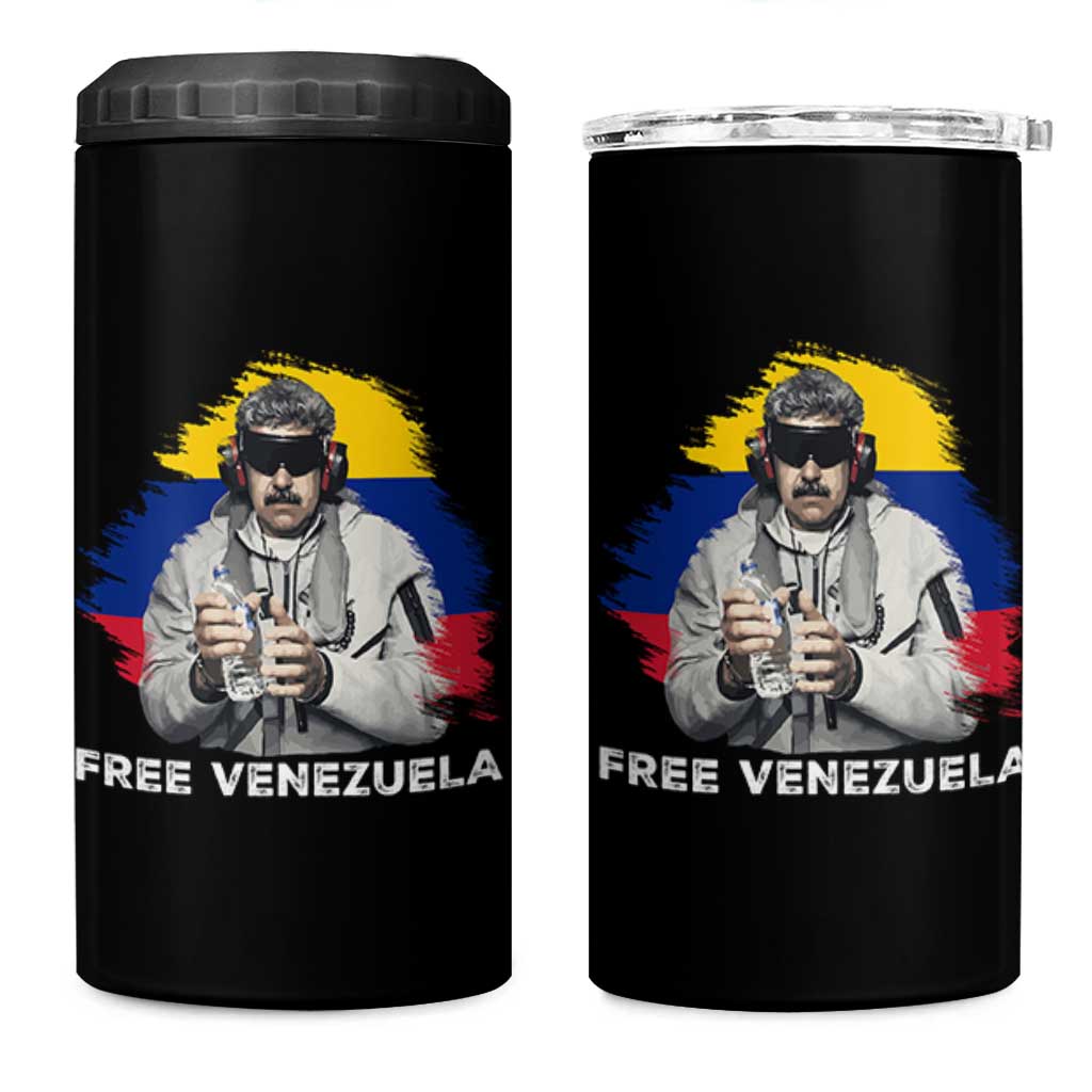 Free Venezuela Maduro 4 in 1 Can Cooler Tumbler Political Satire - Wonder Print Shop