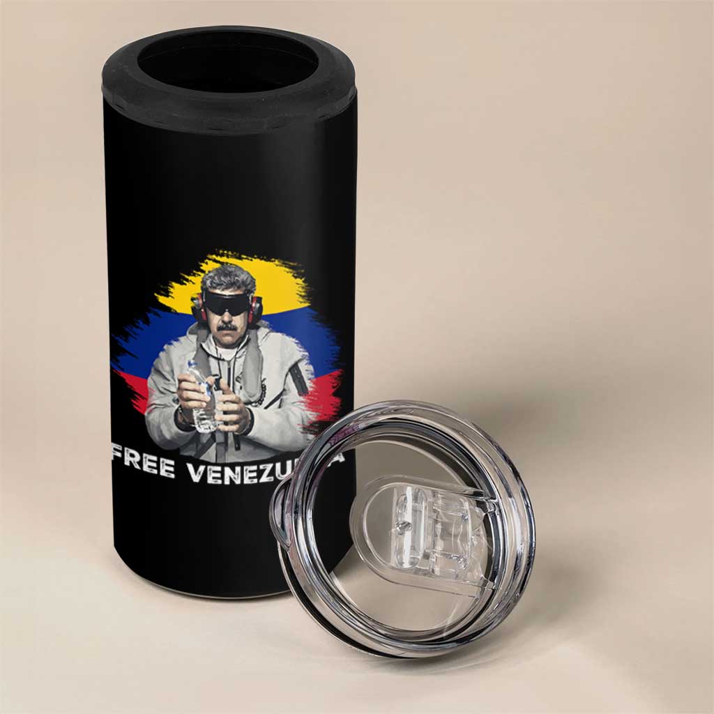 Free Venezuela Maduro 4 in 1 Can Cooler Tumbler Political Satire - Wonder Print Shop