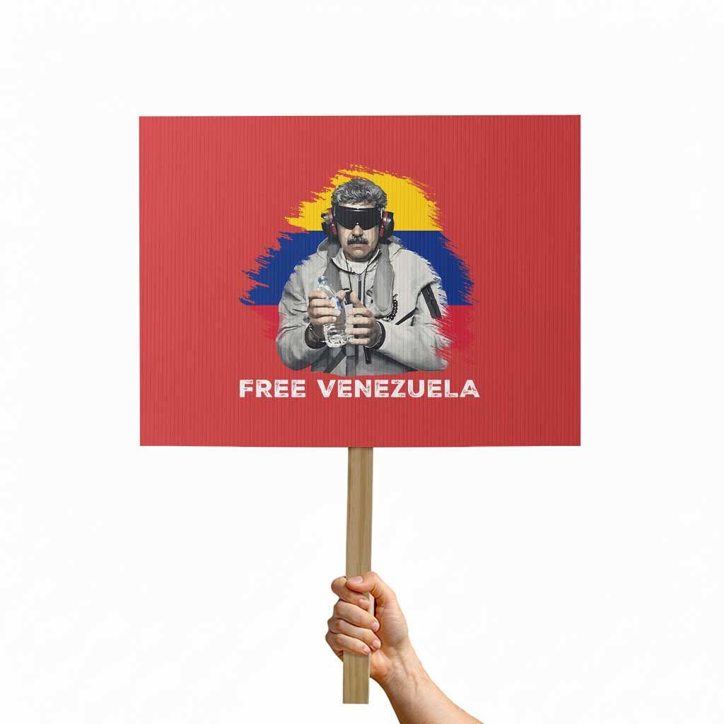 Free Venezuela Maduro Protest Sign Political Satire