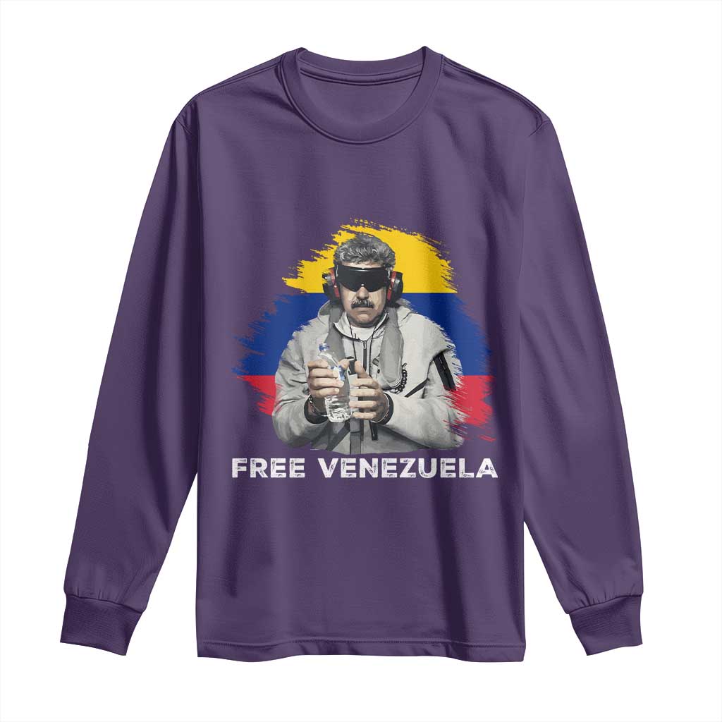 Free Venezuela Maduro Long Sleeve Shirt Political Satire - Wonder Print Shop