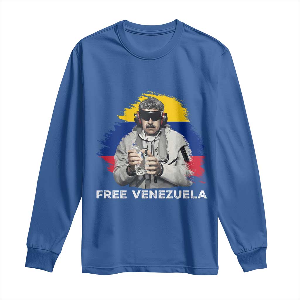 Free Venezuela Maduro Long Sleeve Shirt Political Satire - Wonder Print Shop
