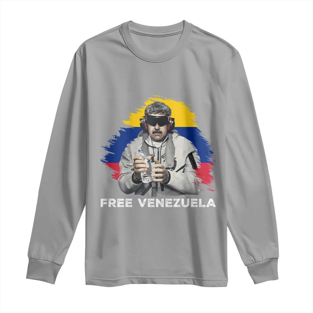 Free Venezuela Maduro Long Sleeve Shirt Political Satire - Wonder Print Shop