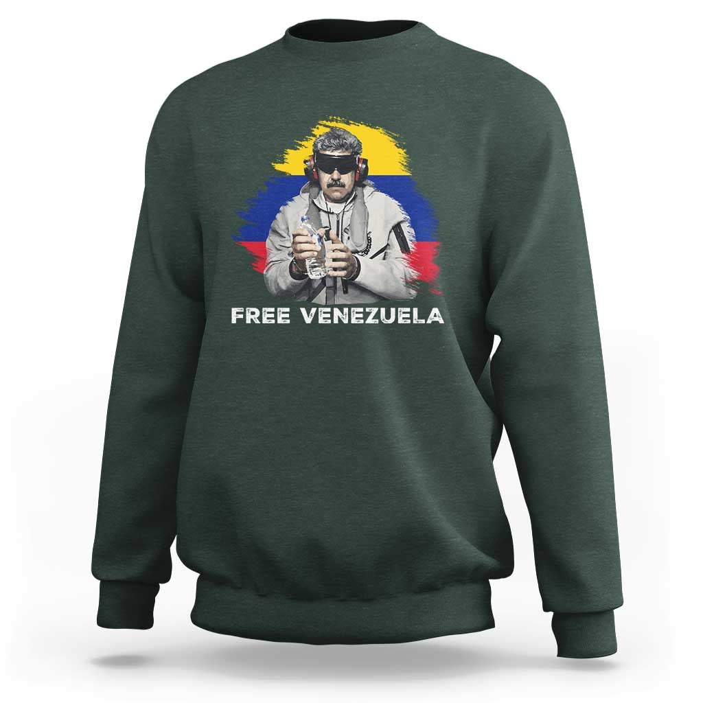 Free Venezuela Maduro Sweatshirt Political Satire - Wonder Print Shop