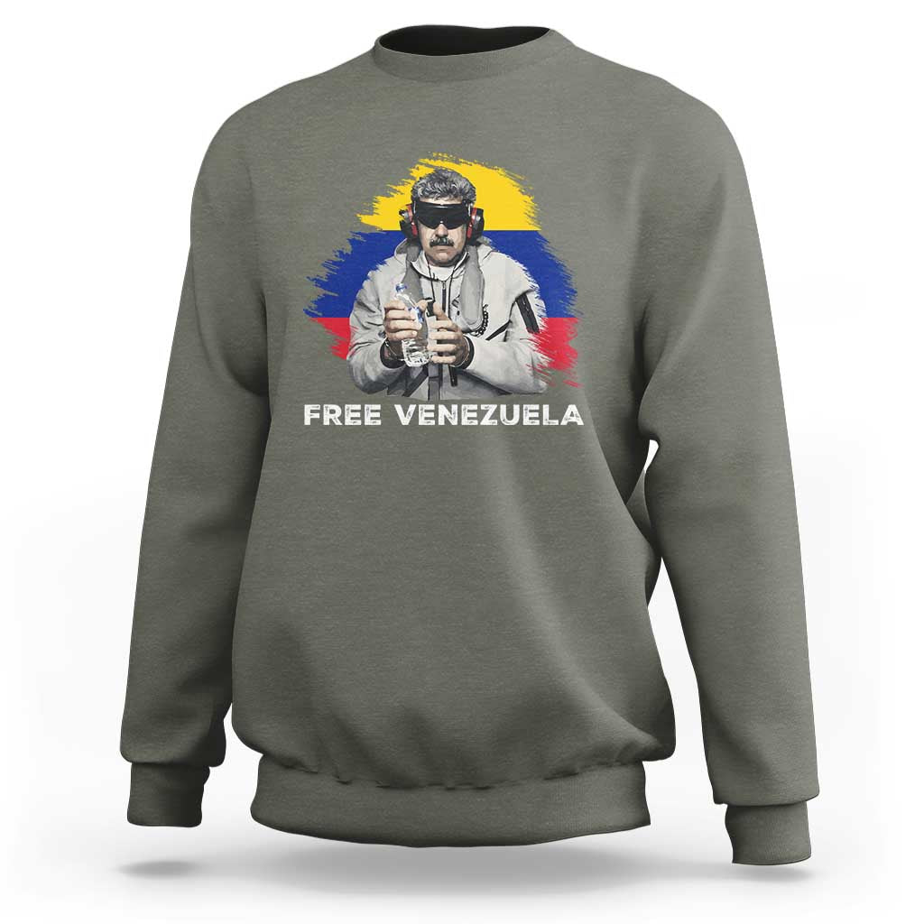 Free Venezuela Maduro Sweatshirt Political Satire - Wonder Print Shop