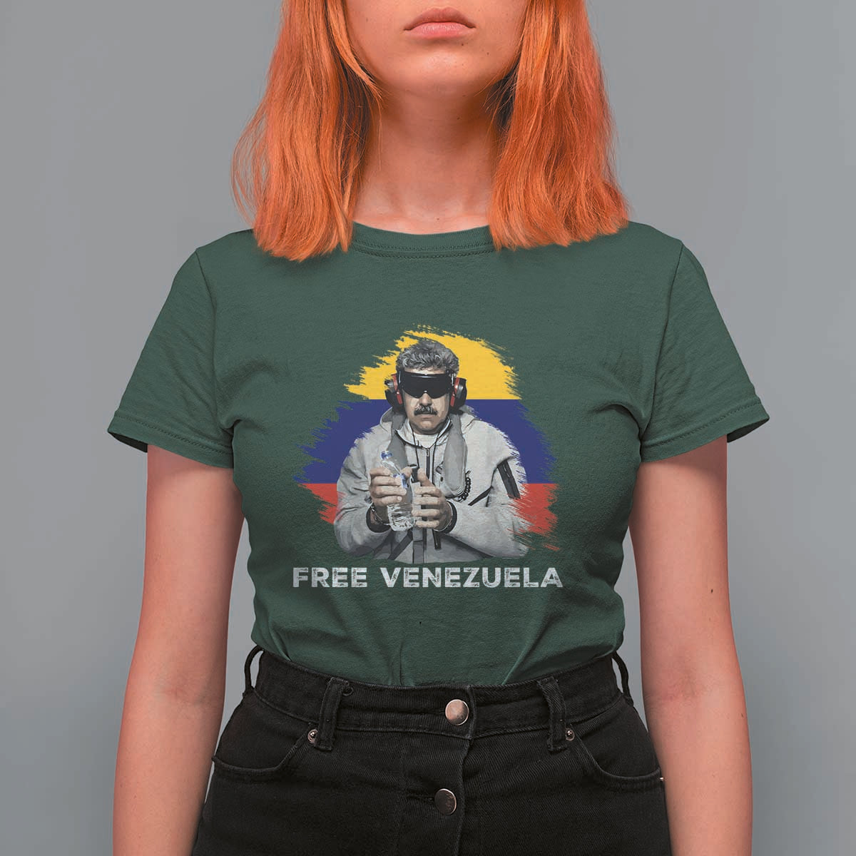Free Venezuela Maduro T Shirt For Women Political Satire - Wonder Print Shop