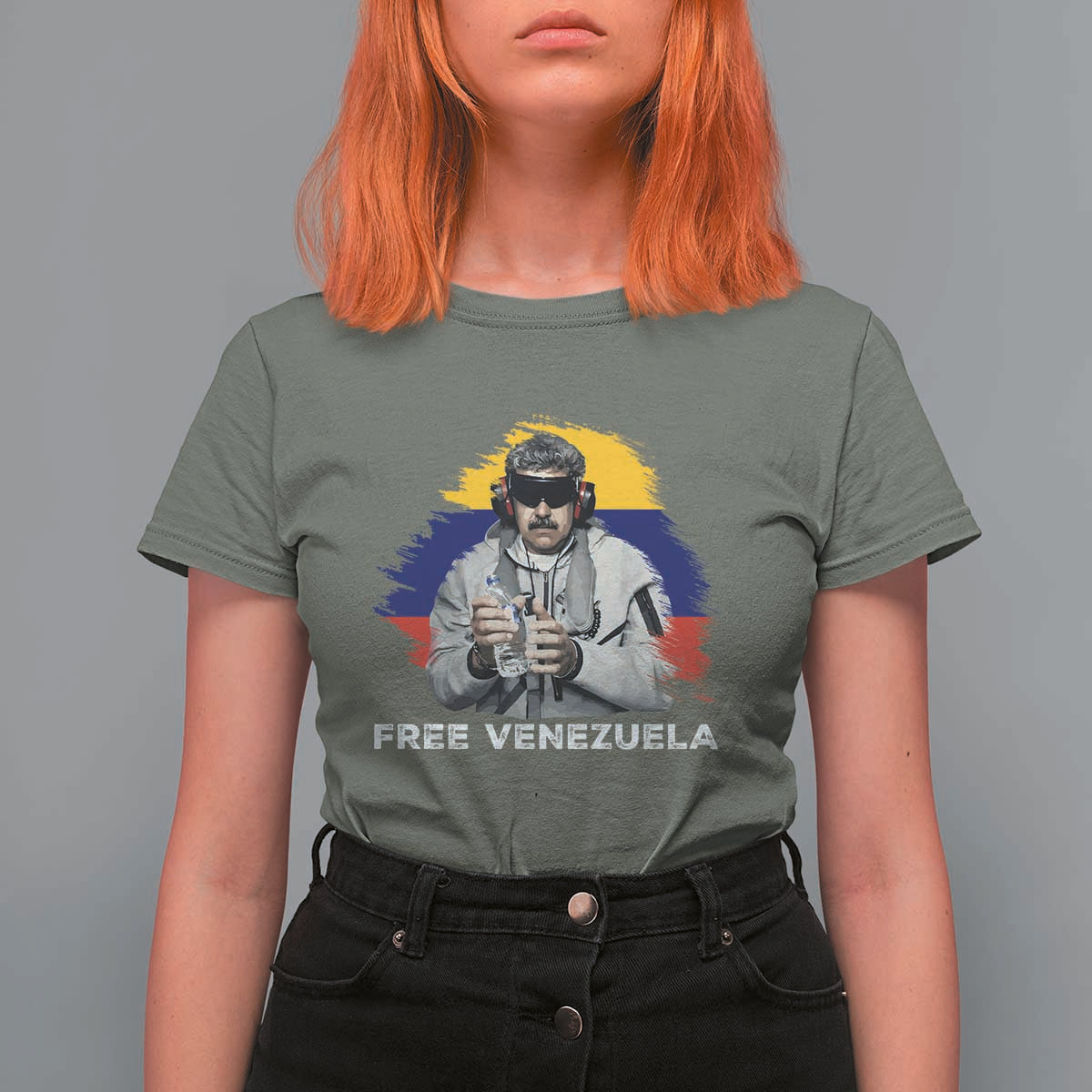 Free Venezuela Maduro T Shirt For Women Political Satire - Wonder Print Shop