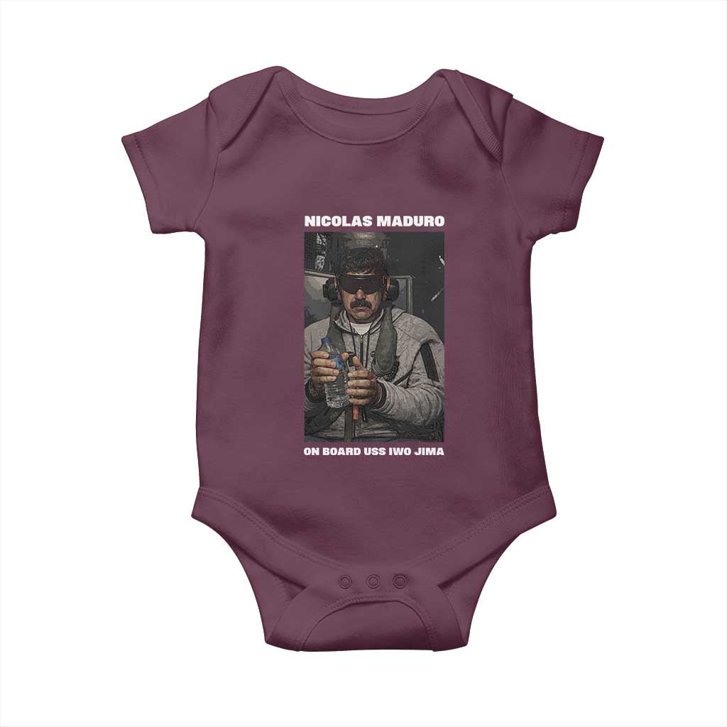 Maduro Captured Meme Baby Onesie On Board USS Iwo Jima Political Satire - Wonder Print Shop