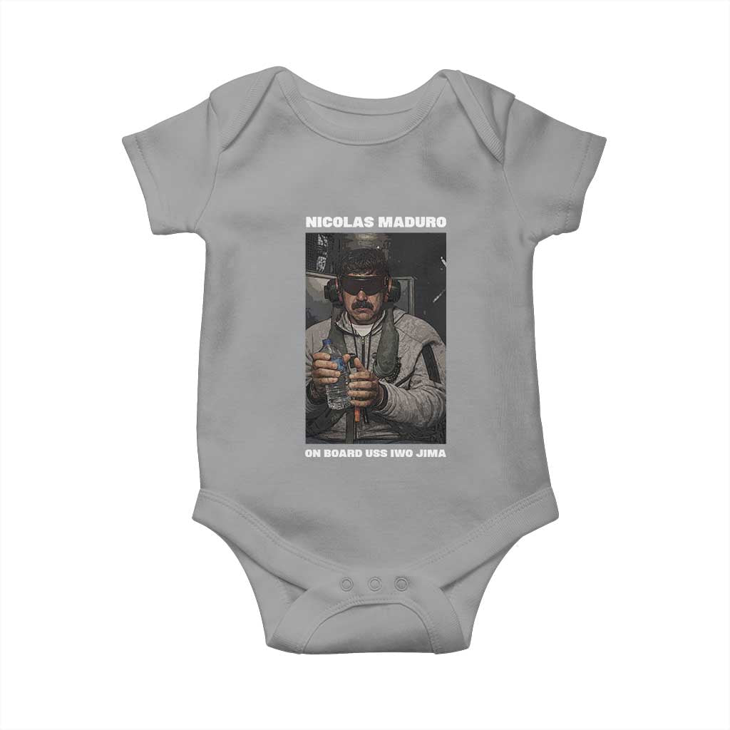 Maduro Captured Meme Baby Onesie On Board USS Iwo Jima Political Satire - Wonder Print Shop