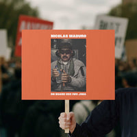Maduro Captured Meme Protest Sign On Board USS Iwo Jima Political Satire