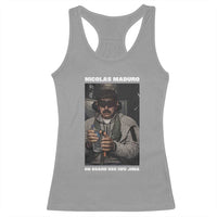 Maduro Captured Meme Racerback Tank Top On Board USS Iwo Jima Political Satire - Wonder Print Shop
