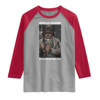 Maduro Captured Meme Raglan Shirt On Board USS Iwo Jima Political Satire - Wonder Print Shop