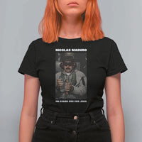 Maduro Captured Meme T Shirt For Women On Board USS Iwo Jima Political Satire - Wonder Print Shop