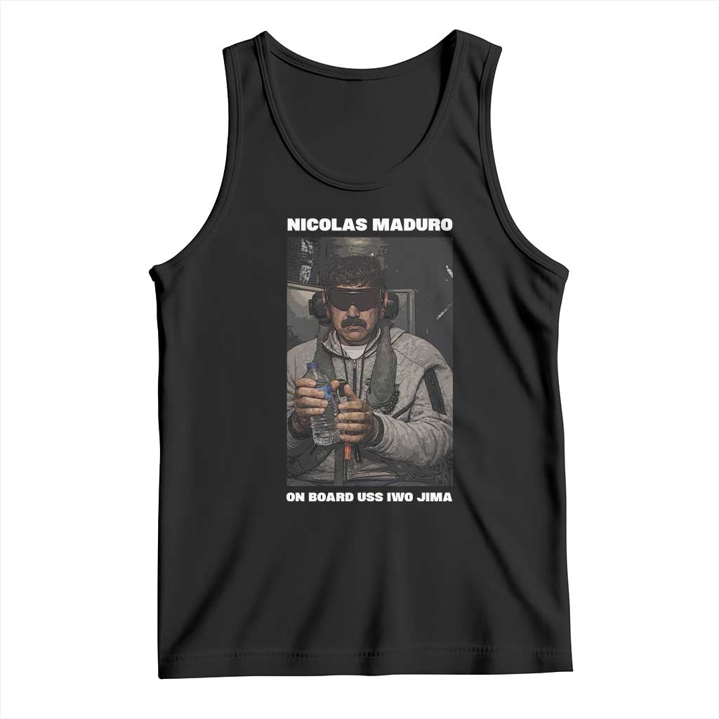 Maduro Captured Meme Tank Top On Board USS Iwo Jima Political Satire - Wonder Print Shop