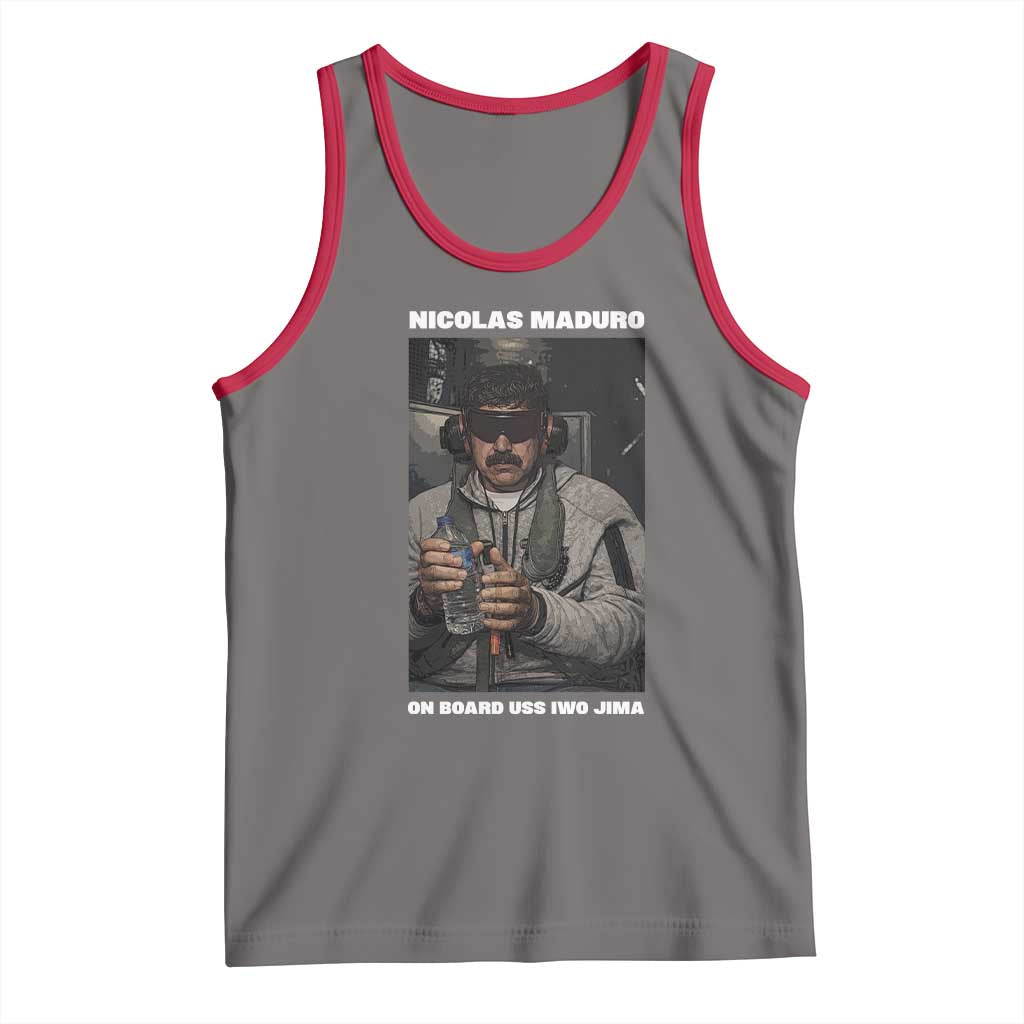 Maduro Captured Meme Tank Top On Board USS Iwo Jima Political Satire - Wonder Print Shop