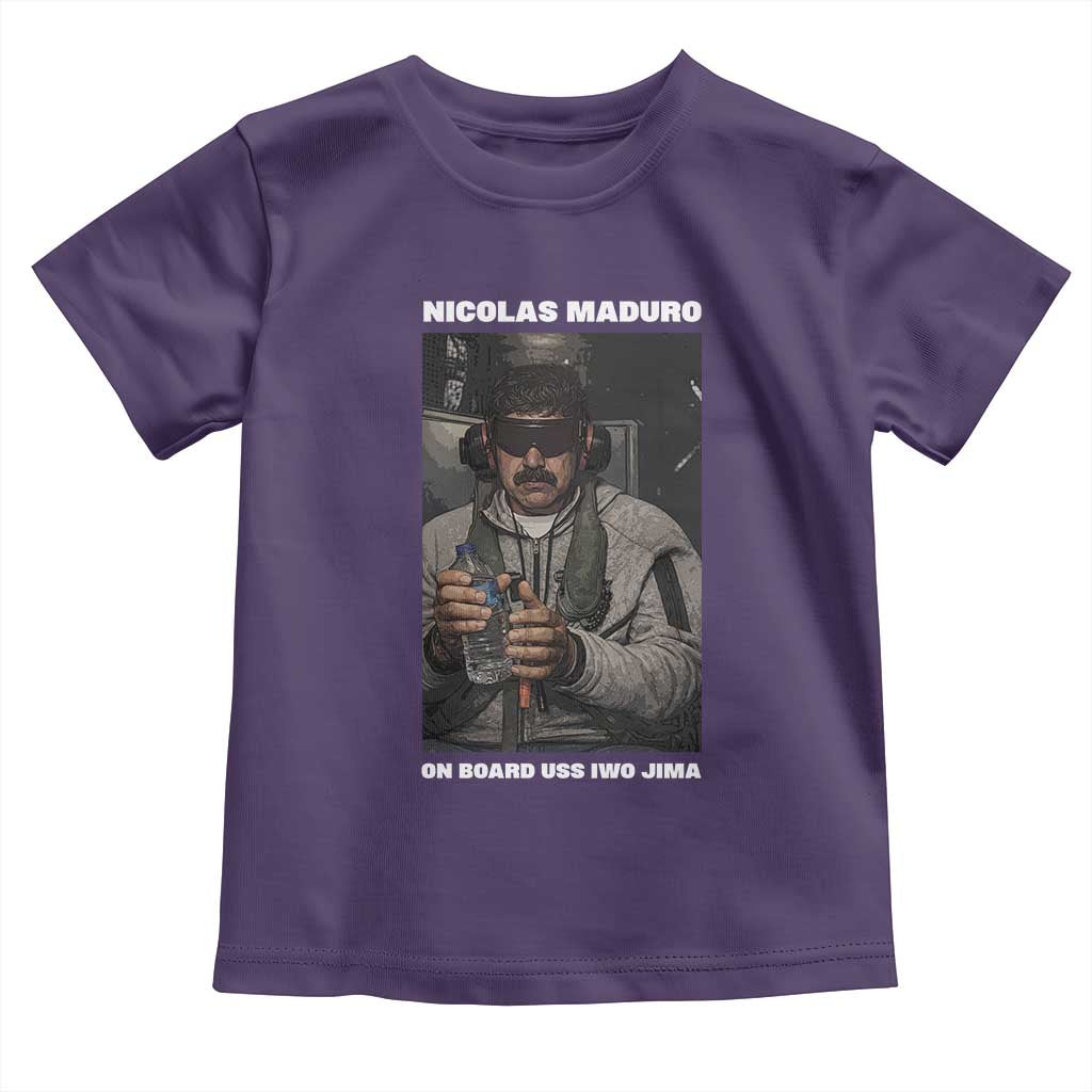 Maduro Captured Meme Toddler T Shirt On Board USS Iwo Jima Political Satire - Wonder Print Shop