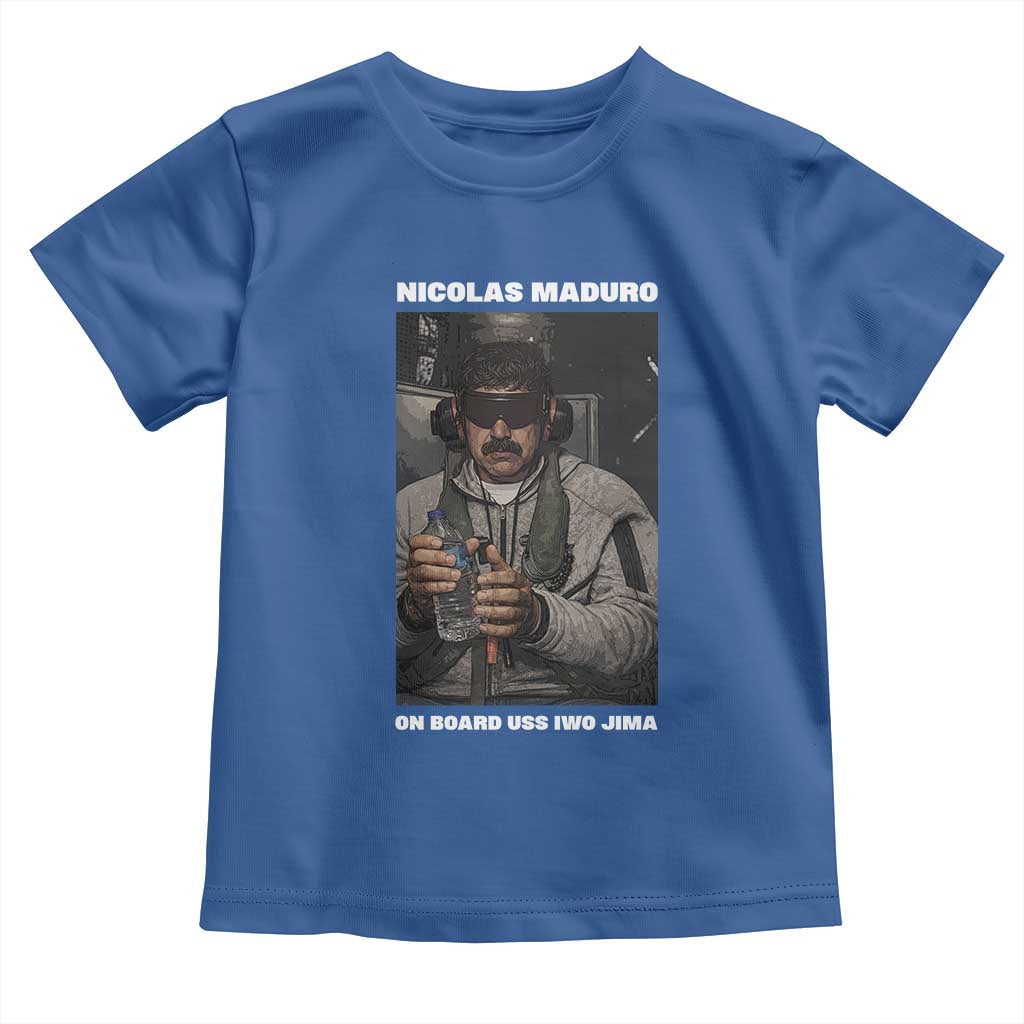 Maduro Captured Meme Toddler T Shirt On Board USS Iwo Jima Political Satire - Wonder Print Shop