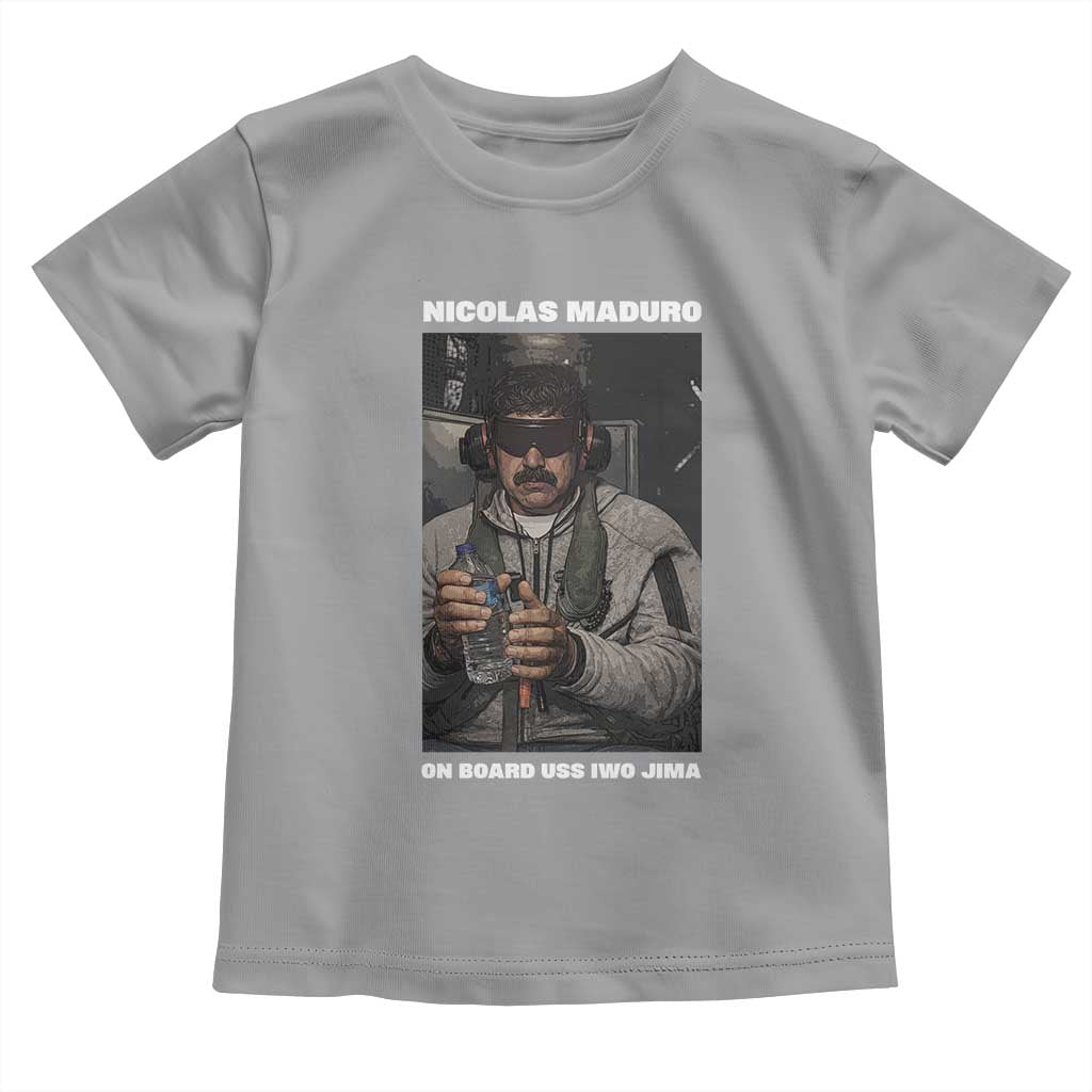 Maduro Captured Meme Toddler T Shirt On Board USS Iwo Jima Political Satire - Wonder Print Shop