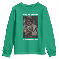 Maduro Captured Meme Youth Sweatshirt On Board USS Iwo Jima Political Satire - Wonder Print Shop