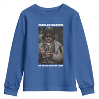 Maduro Captured Meme Youth Sweatshirt On Board USS Iwo Jima Political Satire - Wonder Print Shop