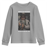 Maduro Captured Meme Youth Sweatshirt On Board USS Iwo Jima Political Satire - Wonder Print Shop