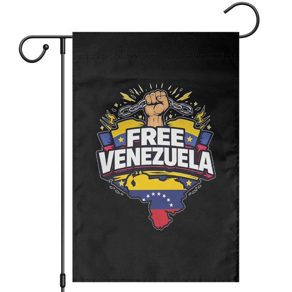 Free Venezuela Raised Fist Garden Flag Libre Venezuelan Flag Map Liberation - Wonder Print Shop