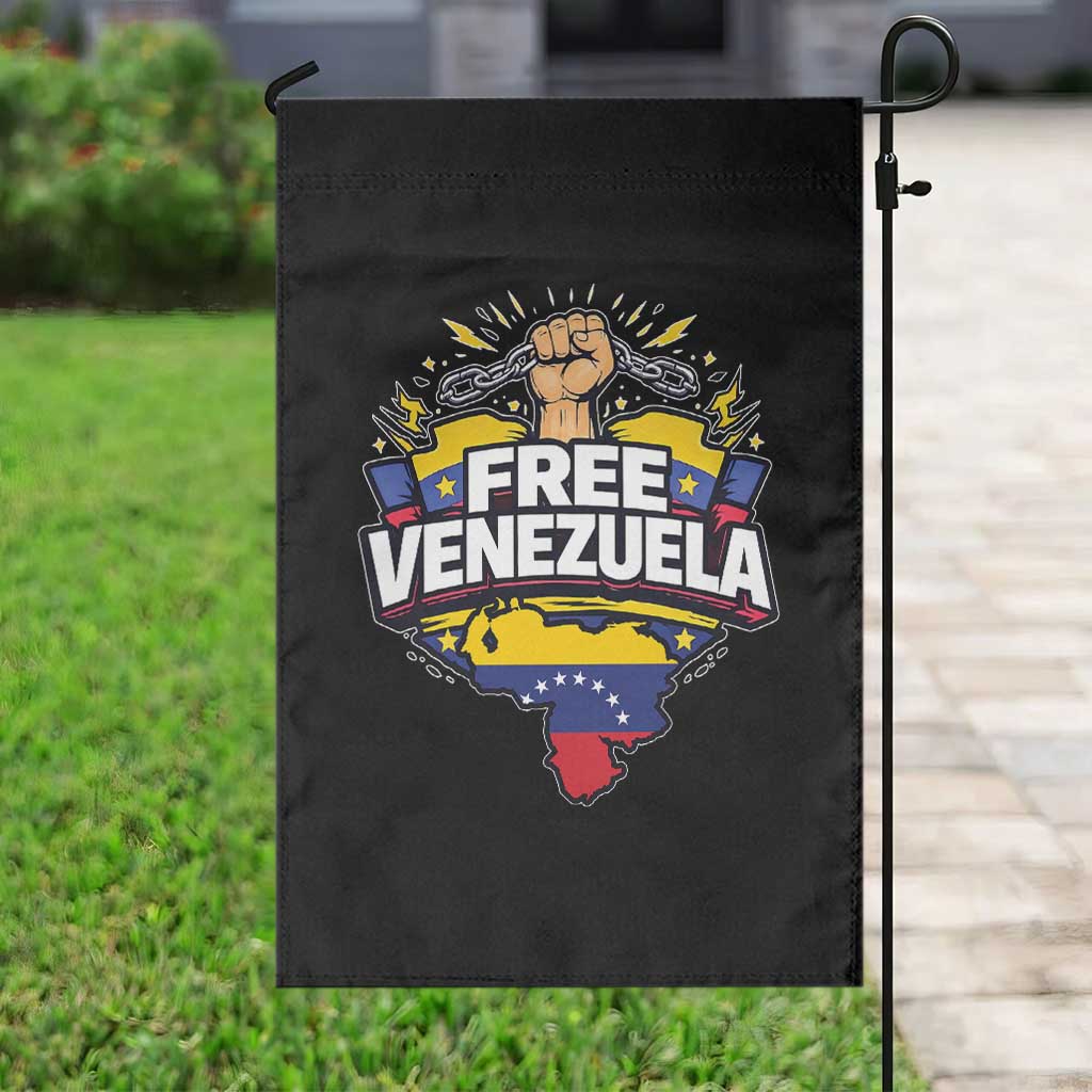 Free Venezuela Raised Fist Garden Flag Libre Venezuelan Flag Map Liberation - Wonder Print Shop