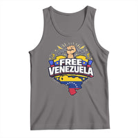 Free Venezuela Raised Fist Tank Top Libre Venezuelan Flag Map Liberation - Wonder Print Shop