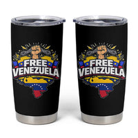 Free Venezuela Raised Fist Tumbler Cup Libre Venezuelan Flag Map Liberation - Wonder Print Shop